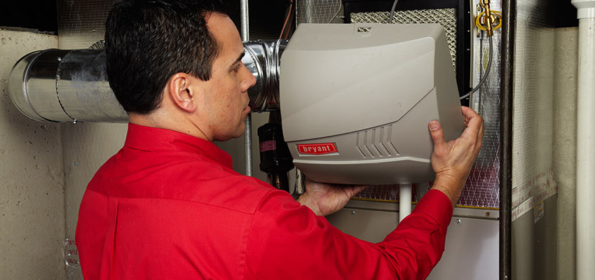 Bloch-AirQuality-Humidifers installation of a new whole-home humidifier system
